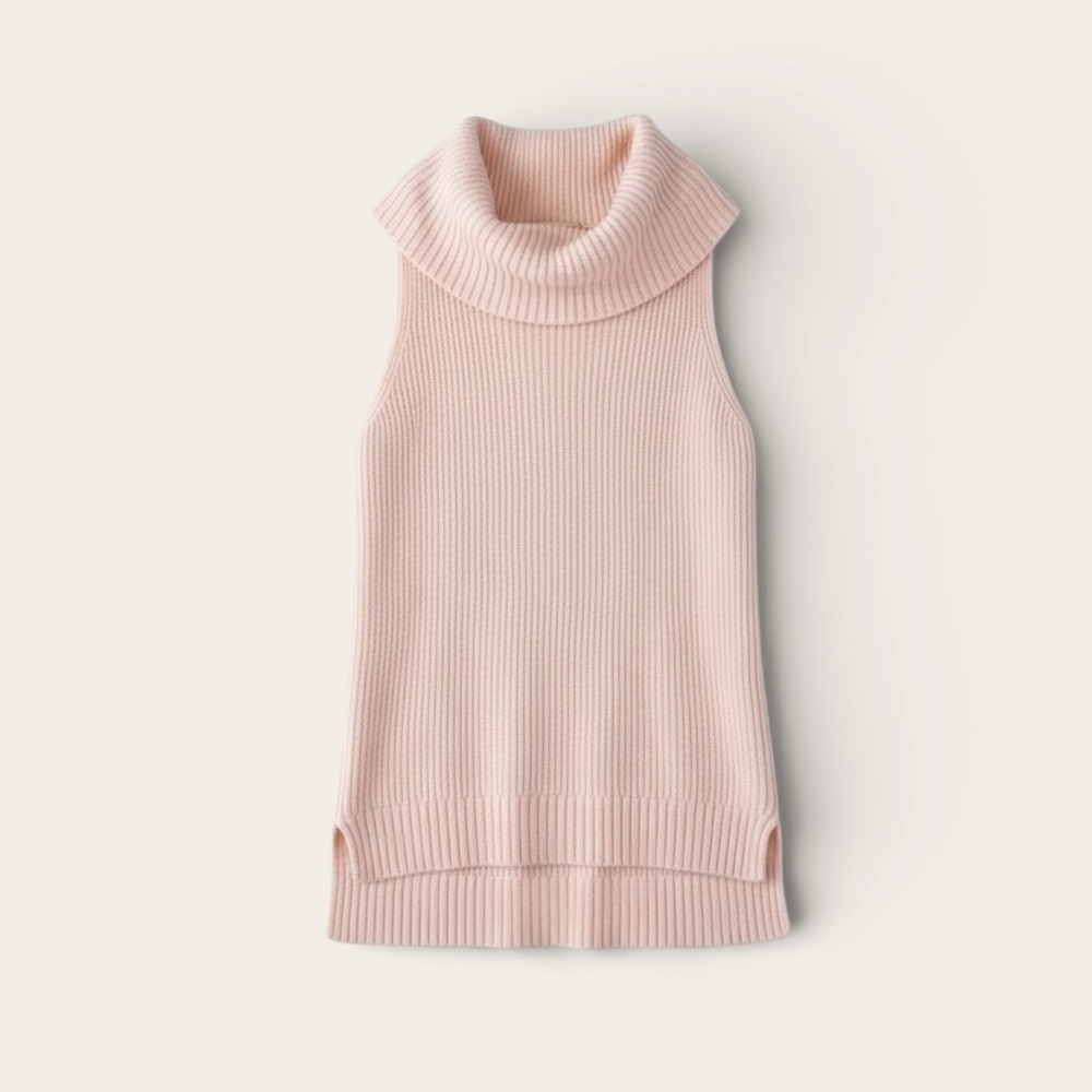 Michael Kors Soft Pink Cowl Neck Sweater